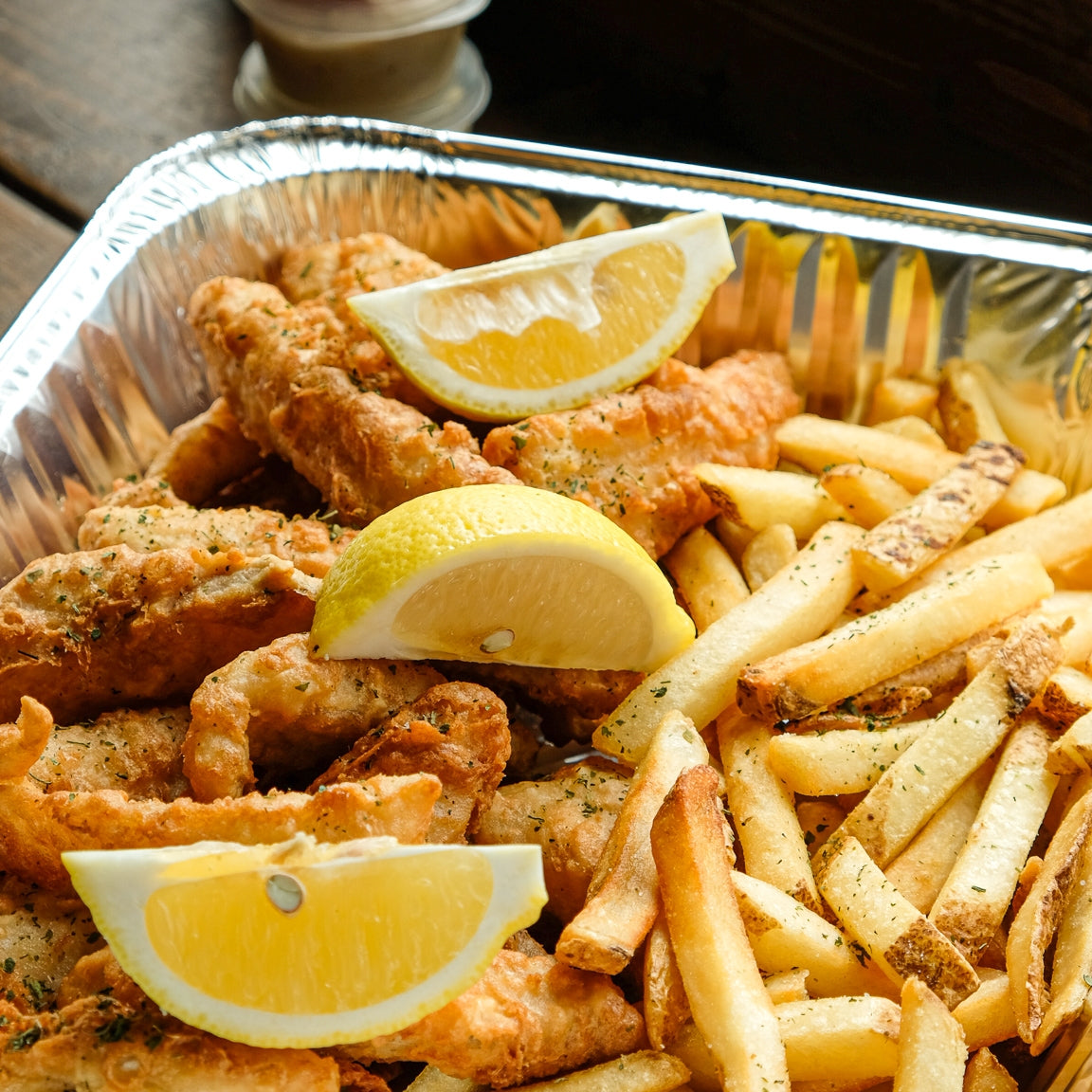 Fish and Chips Party Box